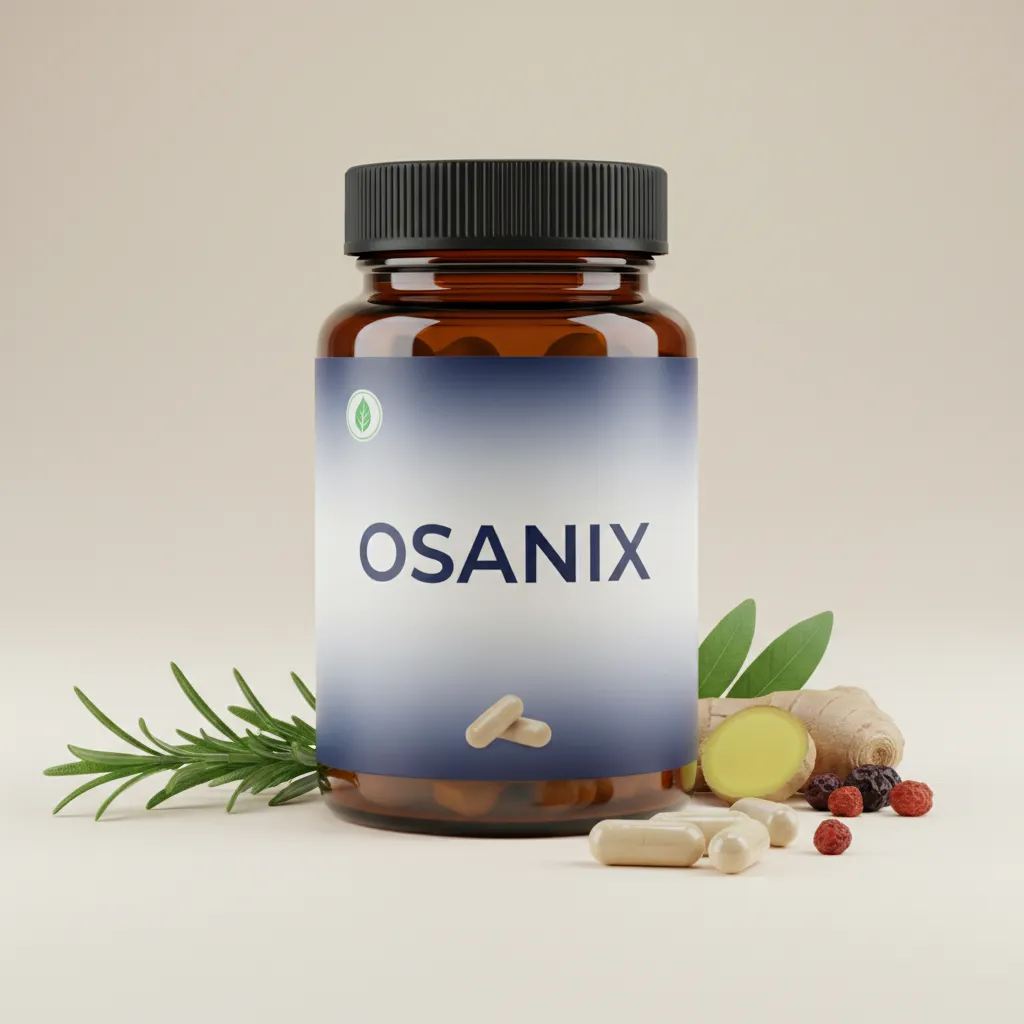 Osanix voedingssupplement pot - wit en dieppaars met bladmotieven